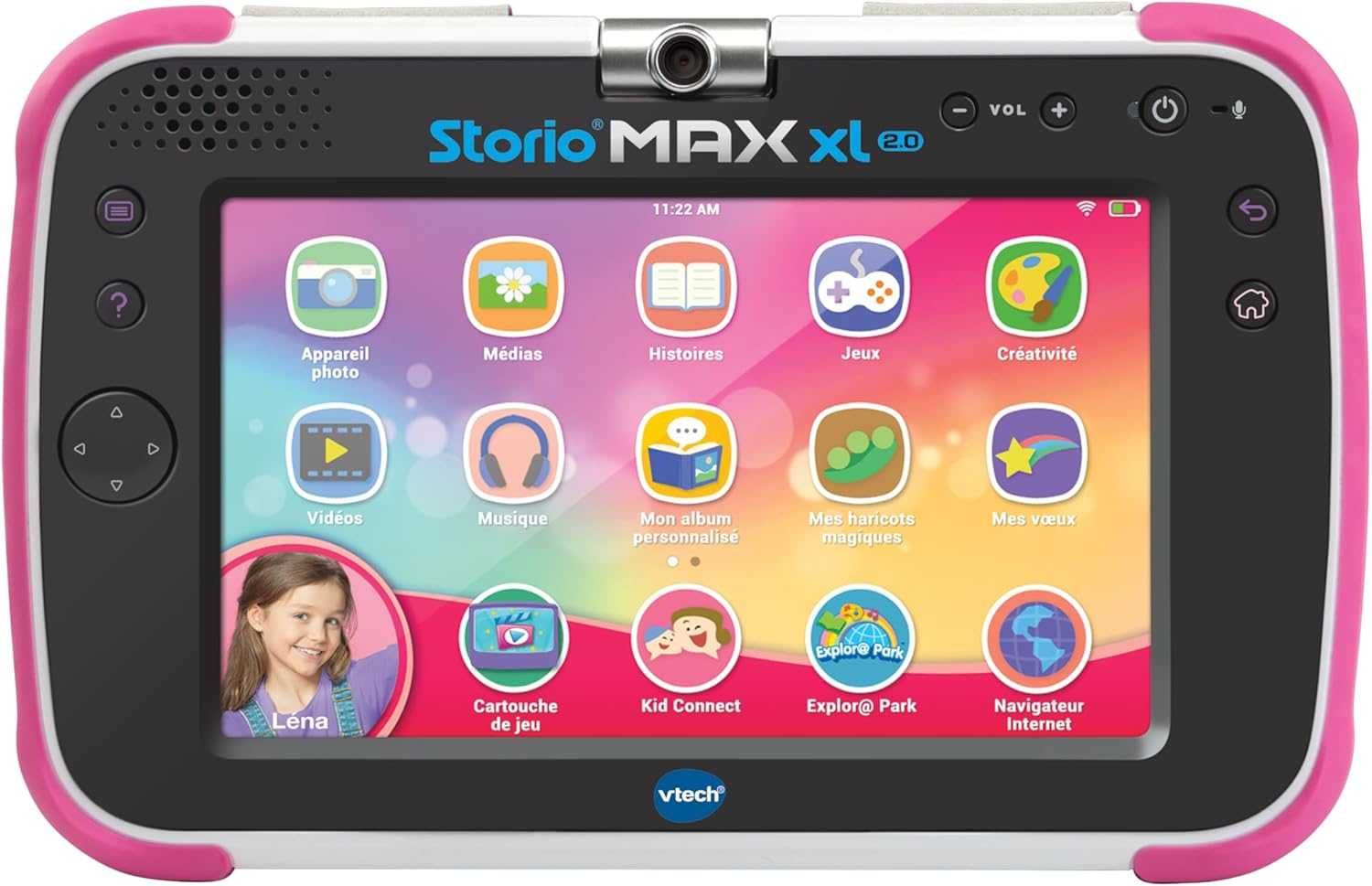 VTech Tablet Storio Max XL 2. różowy – 7 cali – wersja francuska