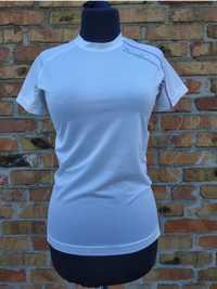 Біла спортивна футболка Salomon для бігу фітнесу