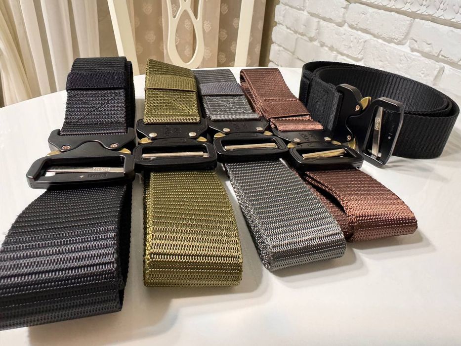 Ремінь туристичний, тактичний в асортименті, пряжка  COBRA.