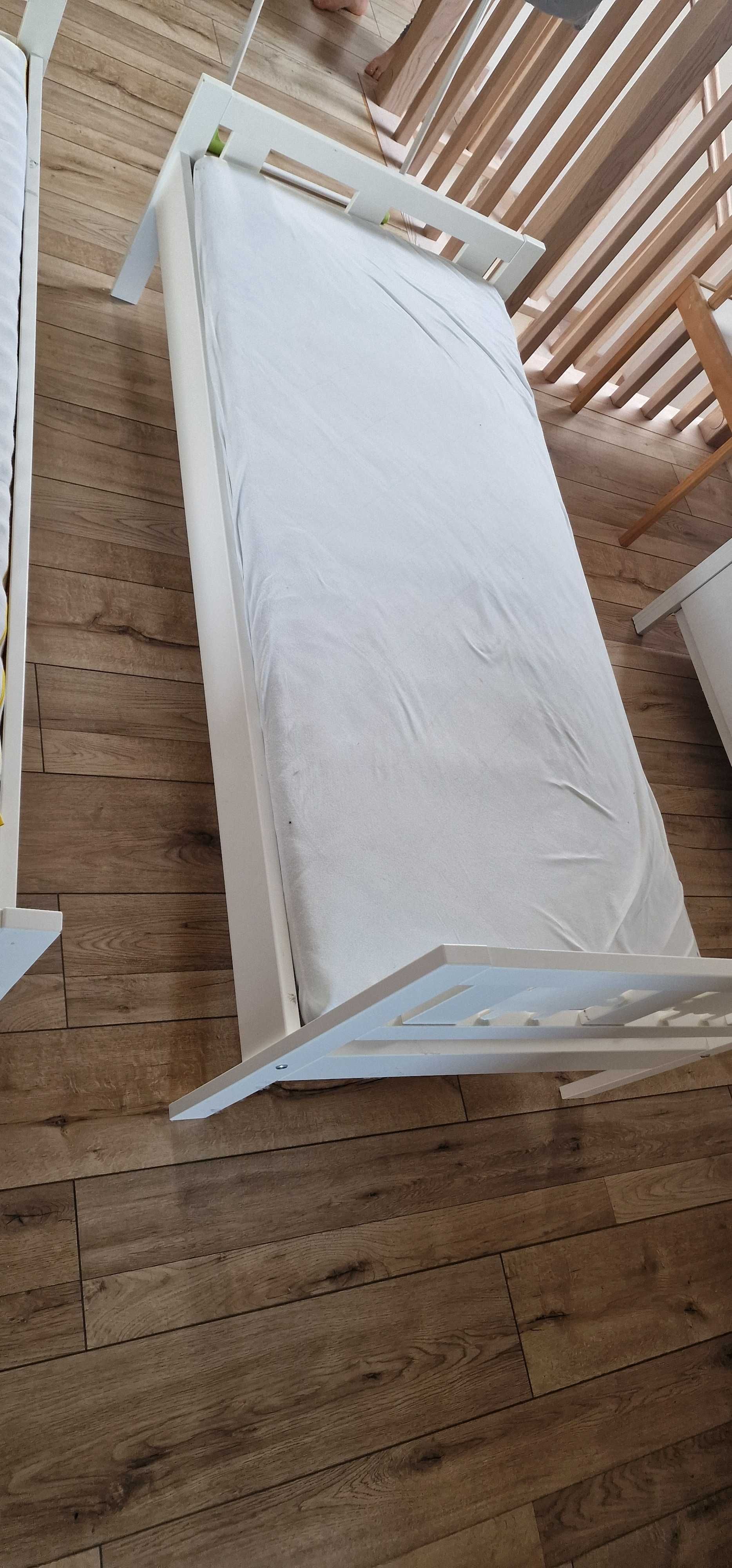 Łózko dziecięce IKEA KITTER 70x160 białe