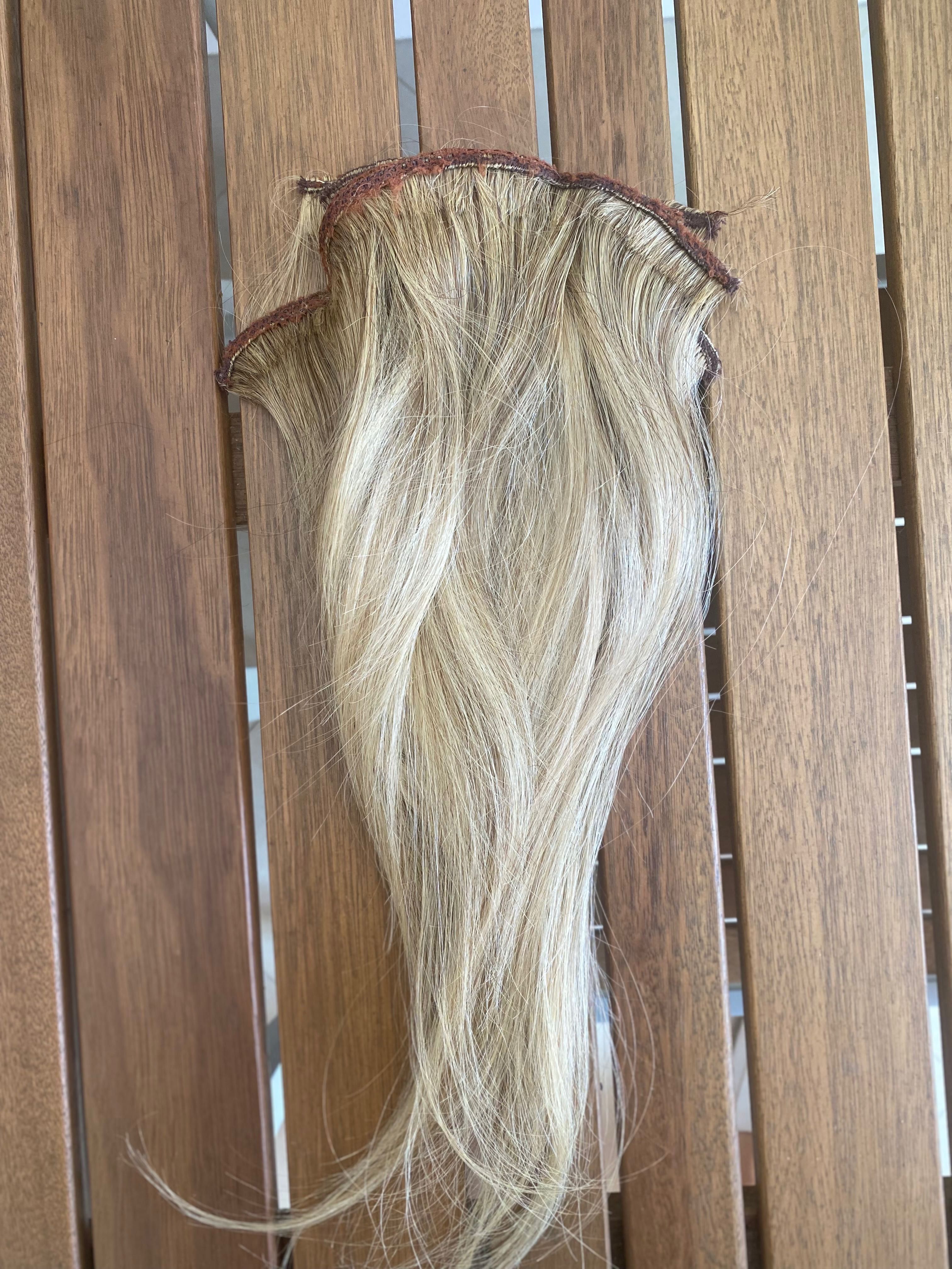 Extensões de Cabelo natural brasileiro loiro