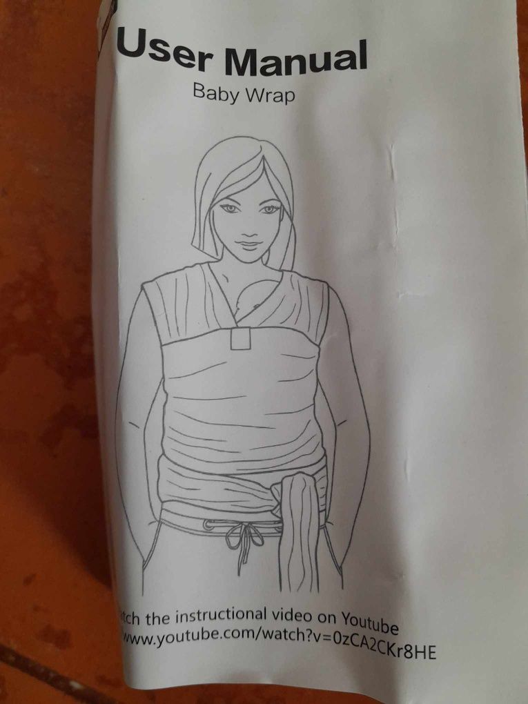 Baby wrap como novo