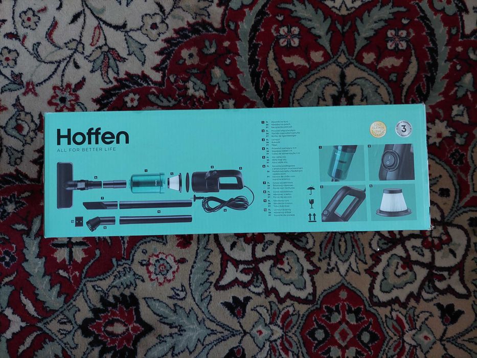 Odkurzacz pionowy hoffen 2w1 - 600 Wat