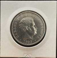 Moeda 500 Reis 1893 prata