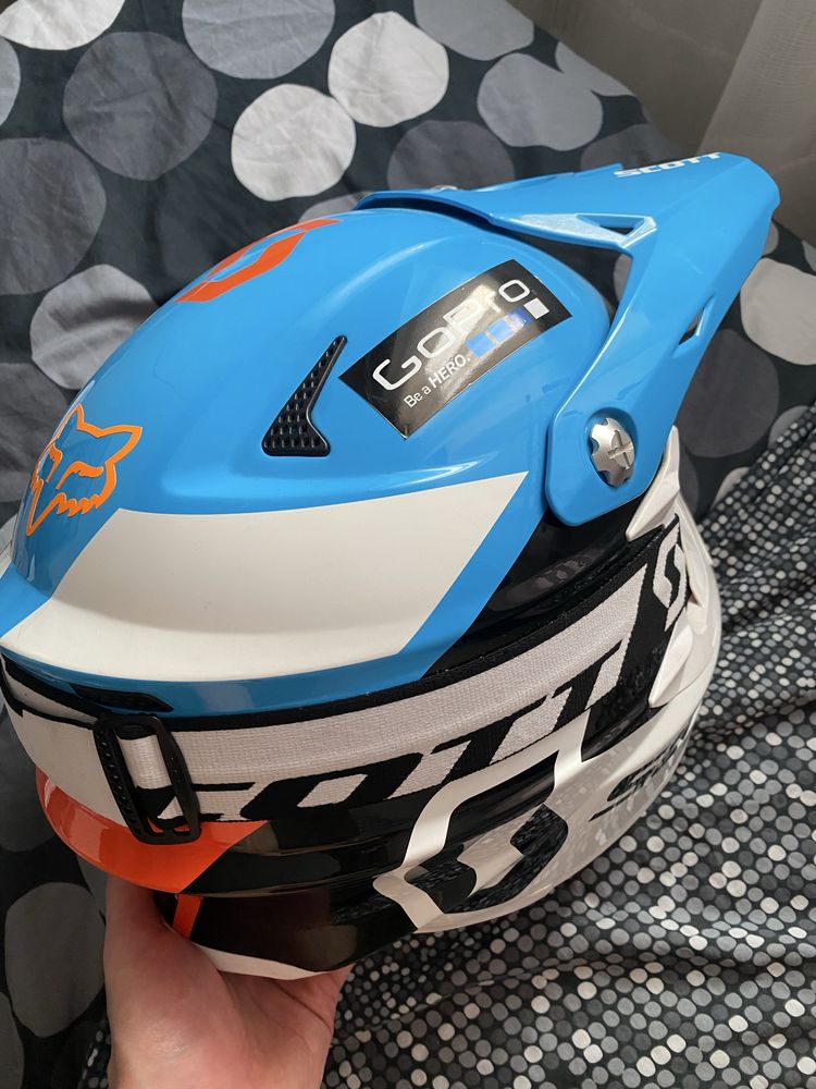 Kask scott cross enduro supermoto