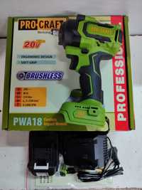 Акумуляторний гайковерт Procraft PWA18 (1 АКБ  4\г та ЗП)