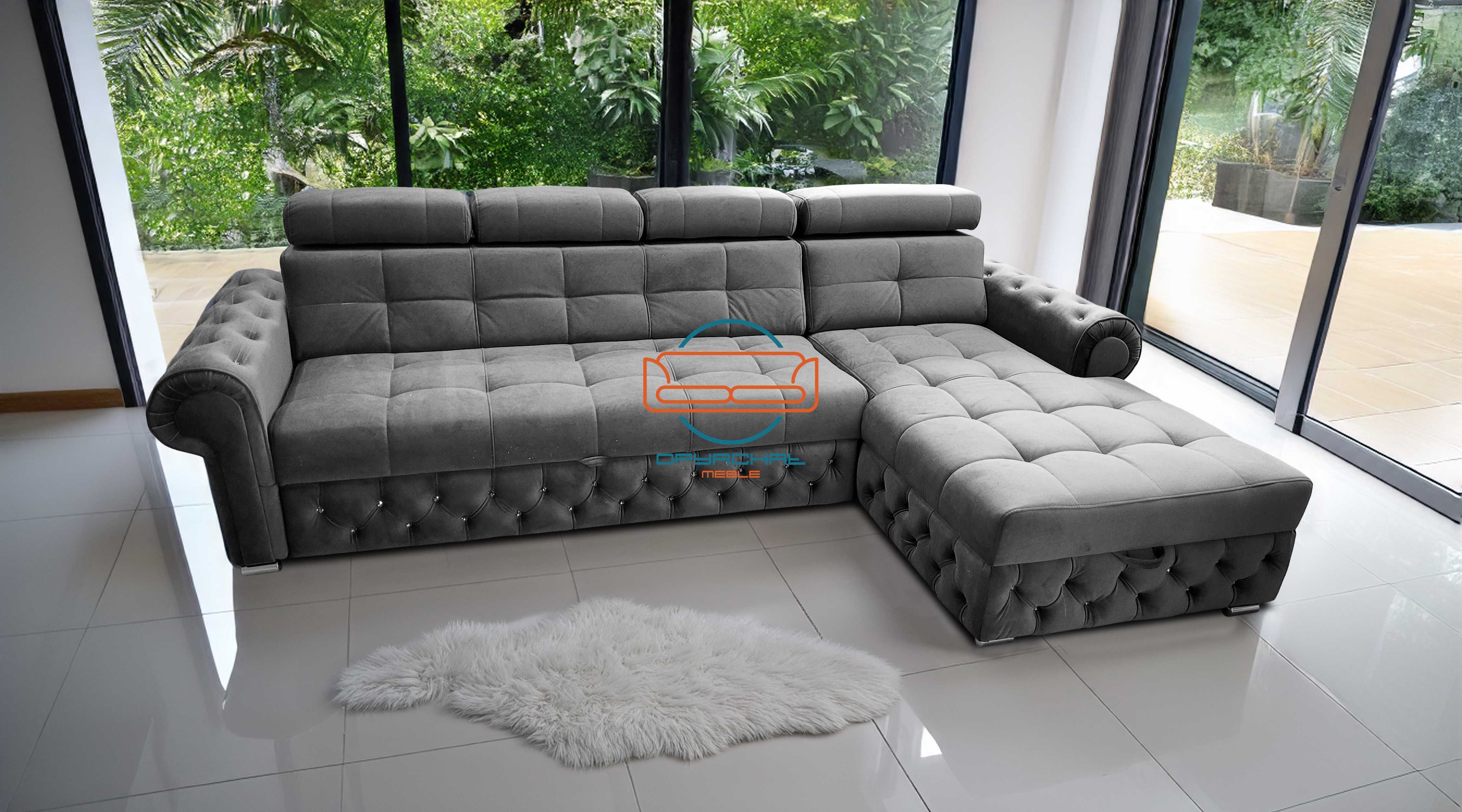 PRODUCENT !!! Narożnik pikowany glamour na wymiar NR.8/2024L