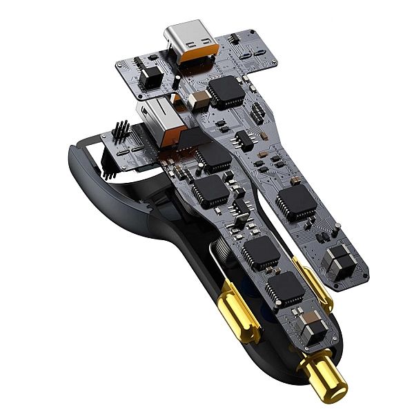 Baseus szybka ładowarka samochodowa USB / USB Typ C 160W PPS Quick Cha