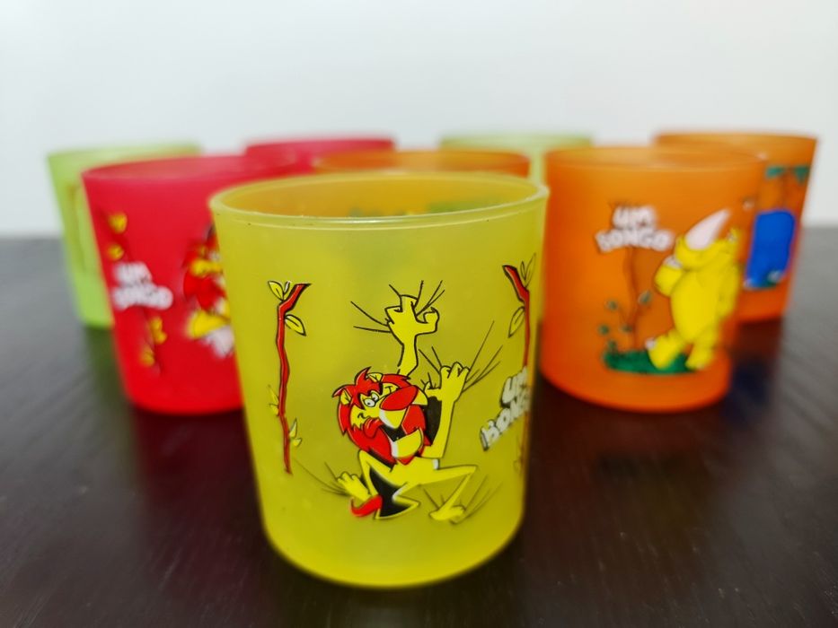 Lote de 8 Copos para Criança - Um Bongo (Novos - 25 cl)