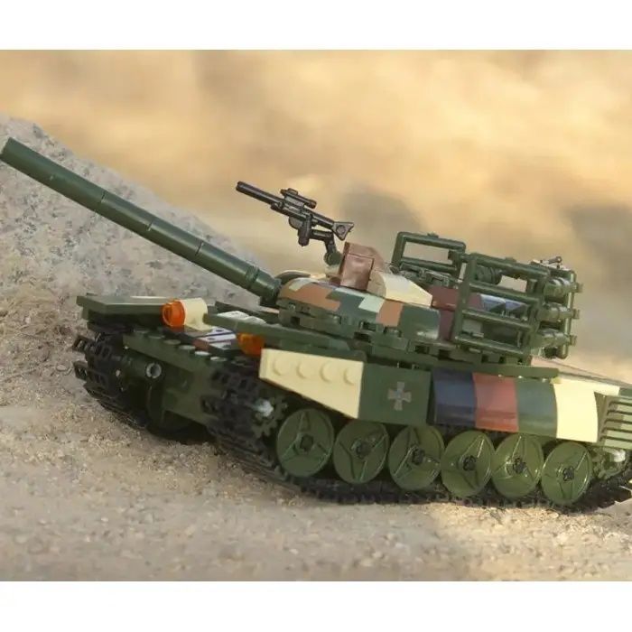 Конструктор Танк ЗСУ T-72AMT, 422 дет. Кор-ка 45х33х7см.