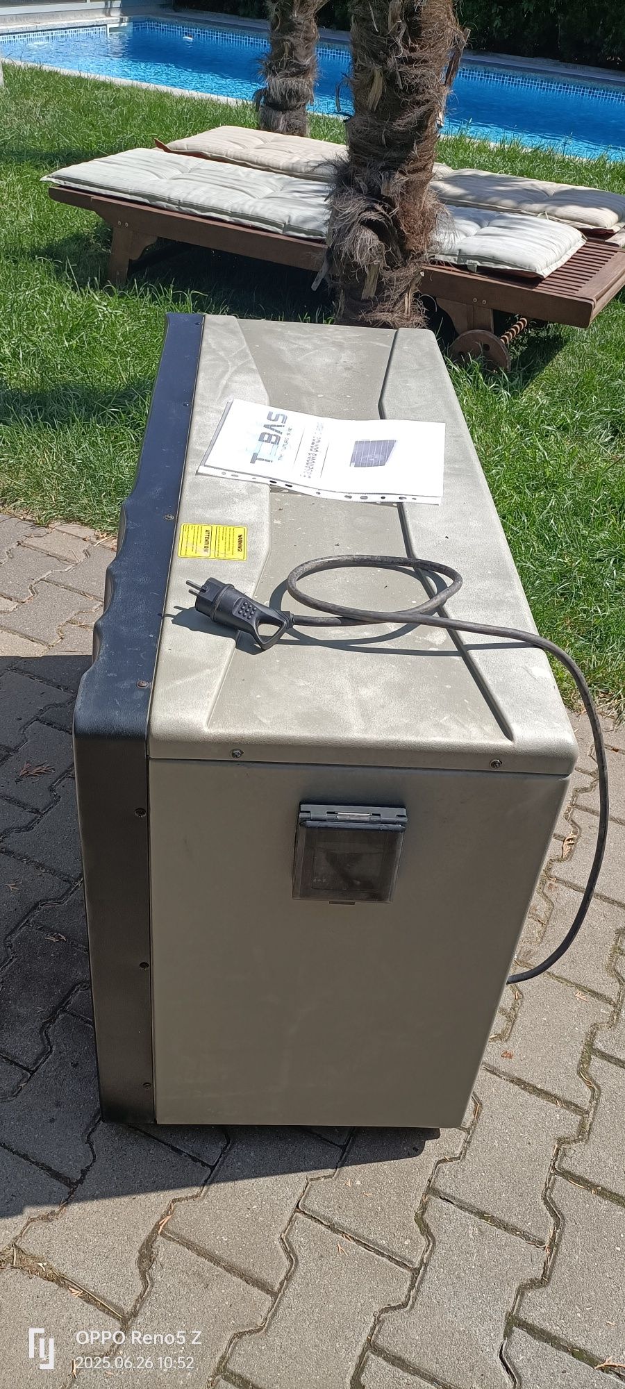 Basenowa pompa ciepła INWERTER do 80m3Tebas M 16.5 KW