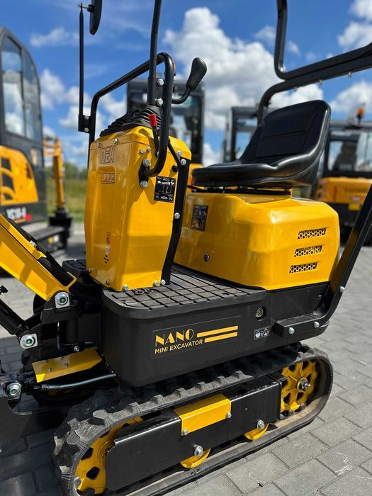 Nowa mini koparka NEX NANO świetna jakość - dwu sekcyjna pompa RATY 0%