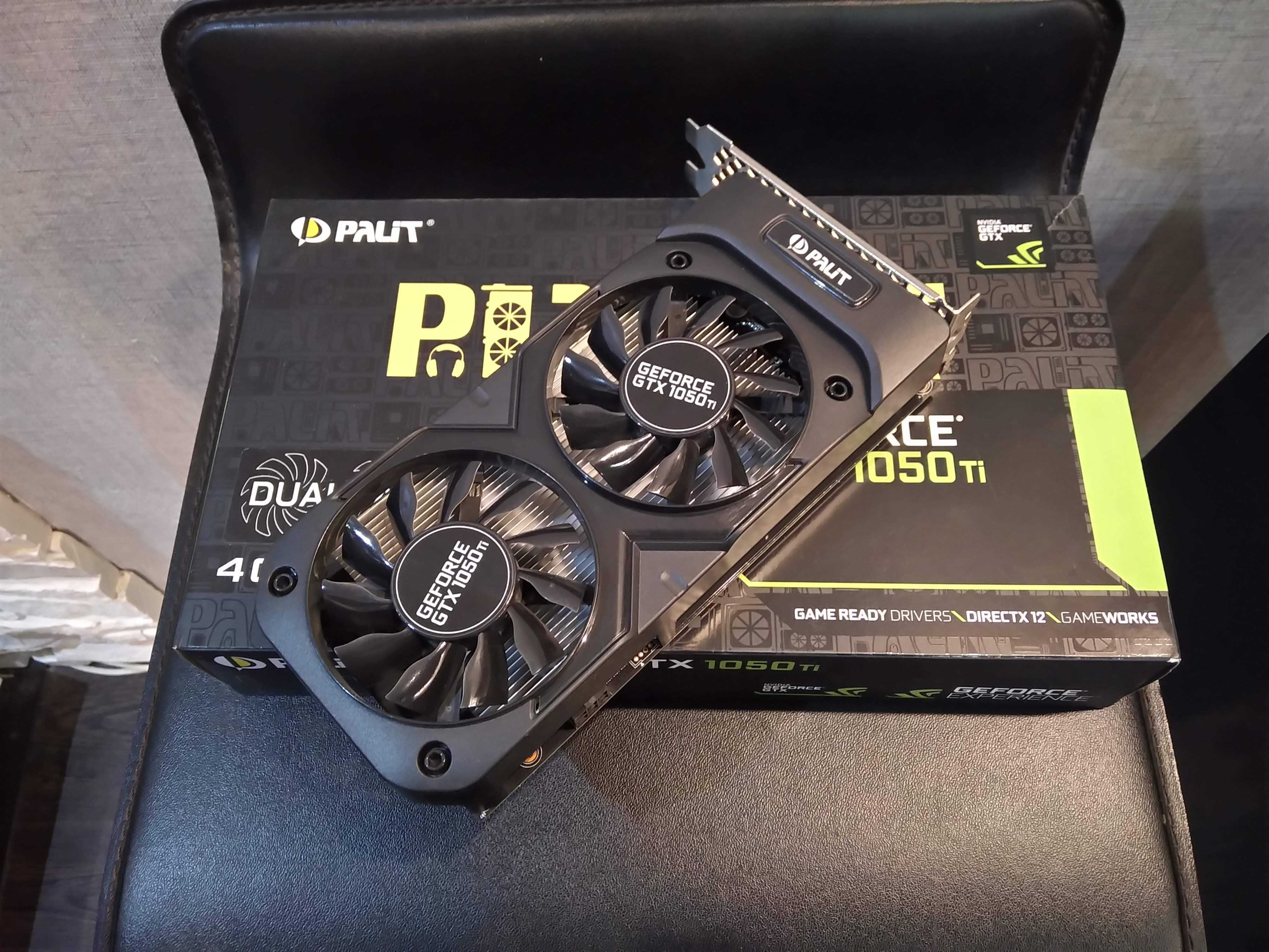 Відеокарта Palit 1050Ti 4GB. Стан нової/Ідеал.