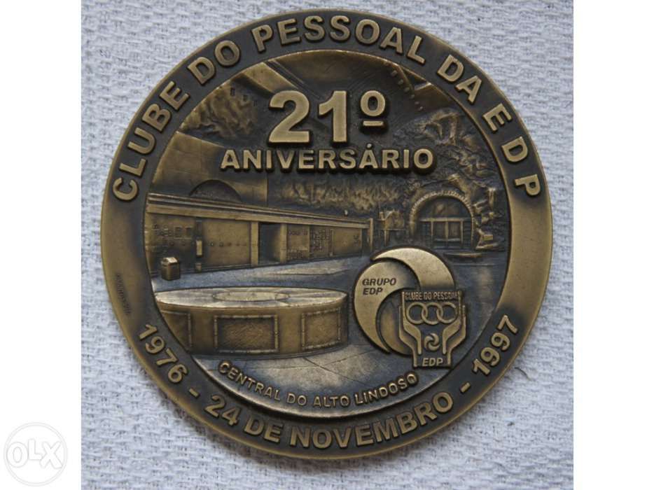 Medalha EM Bronze fins do séc. XX