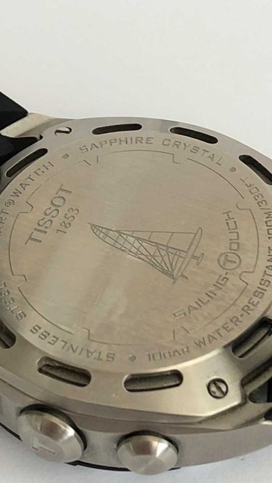 Tissot Sailing Touch, sportowy zegarek 45 mm, nowa bateria, full set