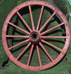 Roda de Carroça Antiga