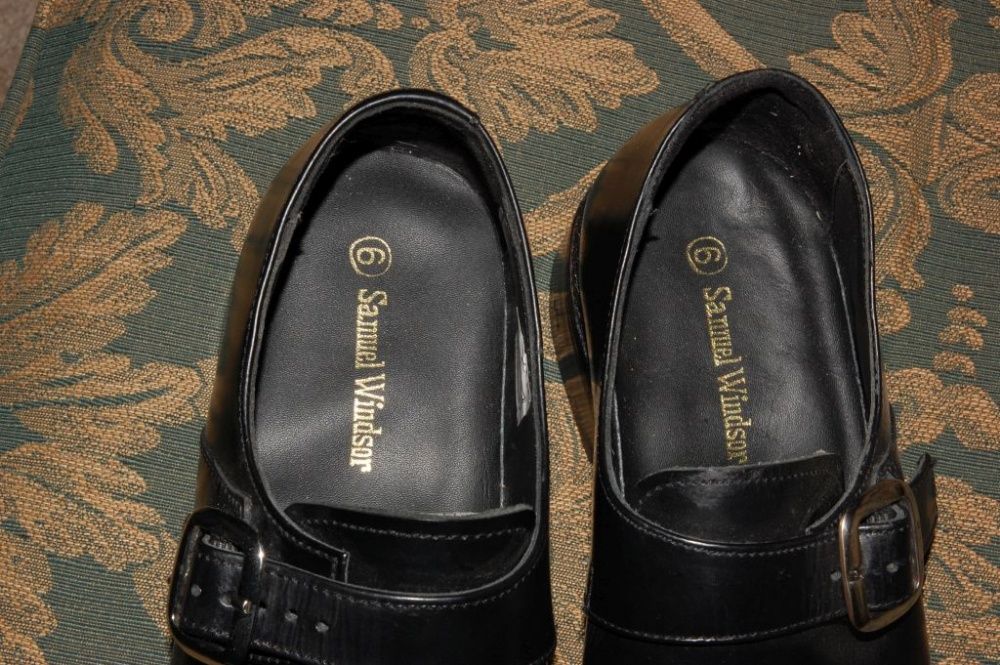 туфли ручной работы Samuel Windsor Classic Monk новые 40 размер
