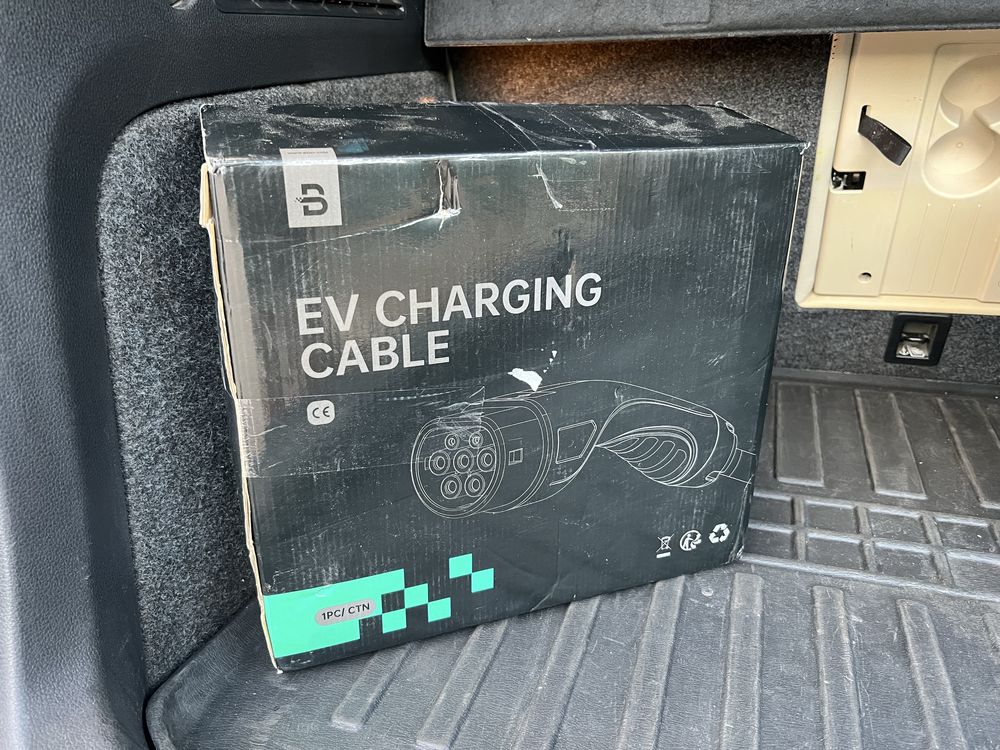 Зарядка EV Charge 22kW 3-фазы 5 метров 32А Type2/Type2