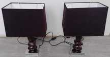 Lampka lampa nocna kolor ciemny bordo