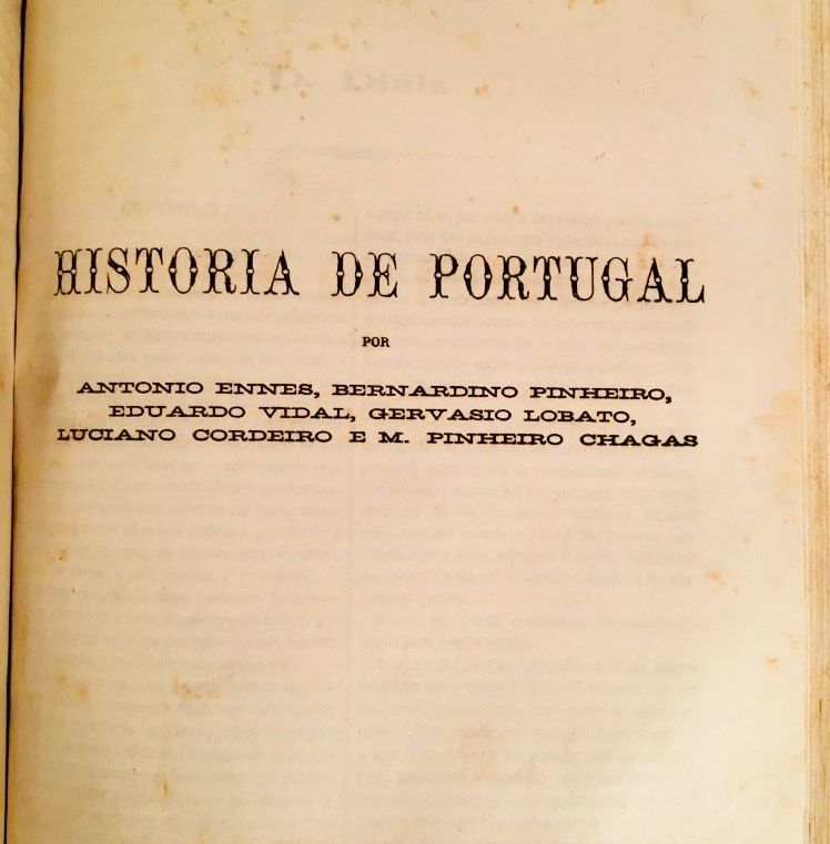 ANTÓNIO ENNES e outros - História de Portugal, 6 vols. RARO