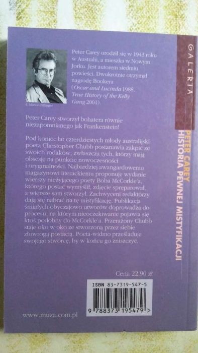 Historia pewnej mistyfikacji Peter Carey