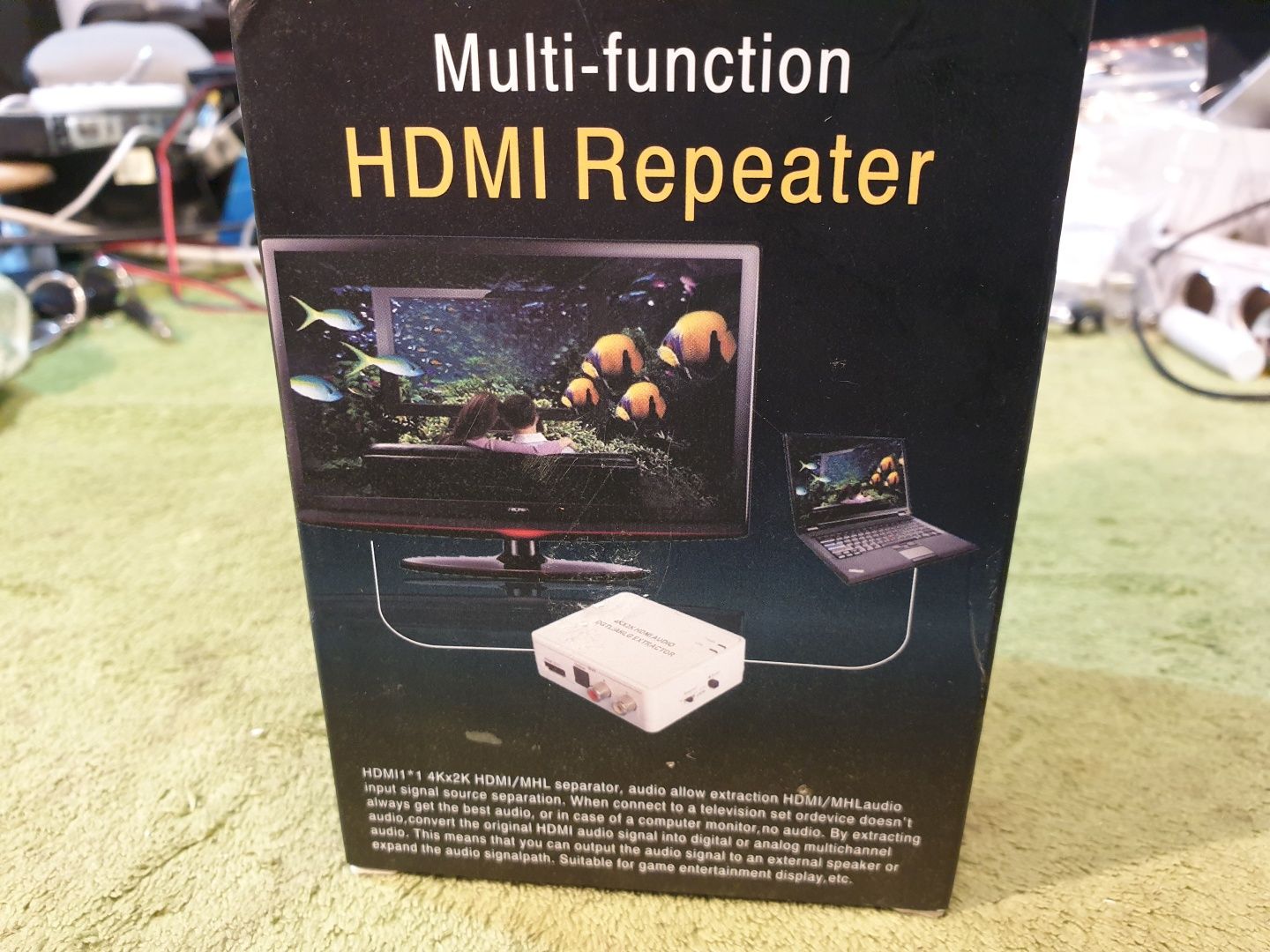 HDMI REPEATER konwerter 4K.