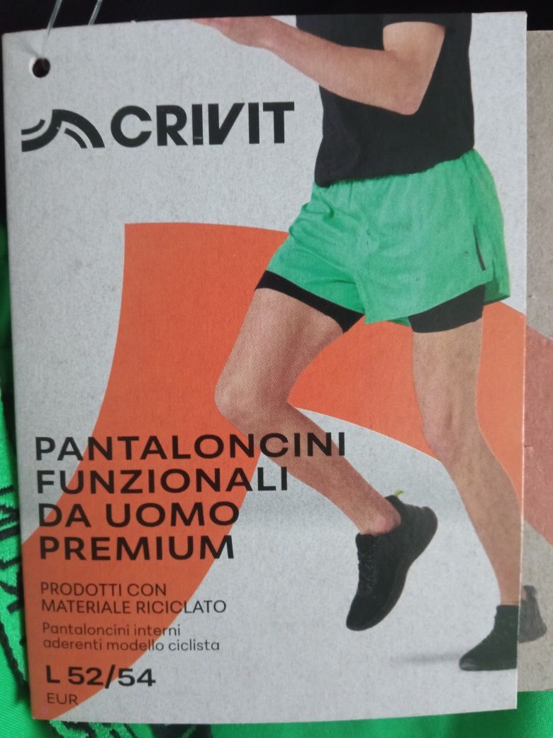 CRIVIT чоловічі бігові шорти L