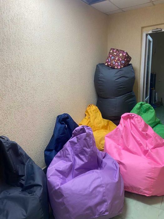 Крісло зручне для дітей та дорослих, безкаркасні меблі для відпочинку