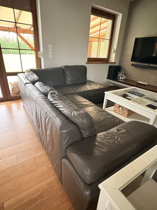 Narożnik skórzany rozkładany