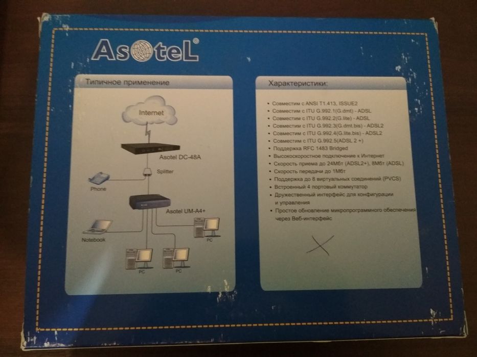 Маршрутизатор ADSL2/ADSL2+