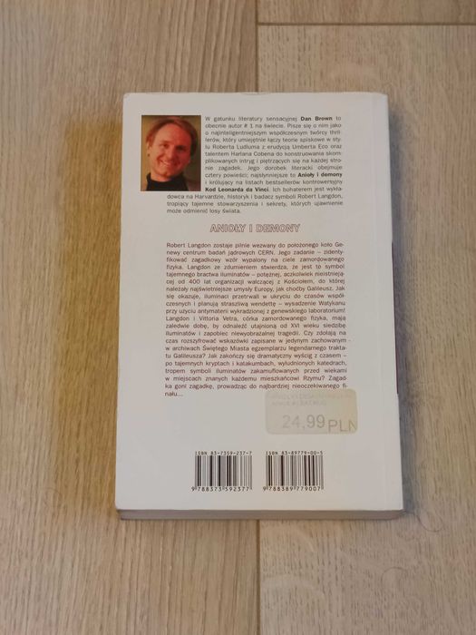 Książka - Anioły i demony - Dan Brown