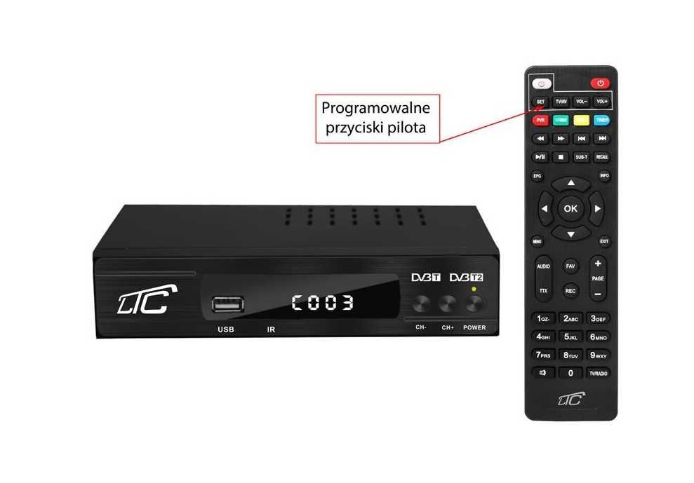 Tuner Dekoder DVB-T2/HEVC H.265 LTC