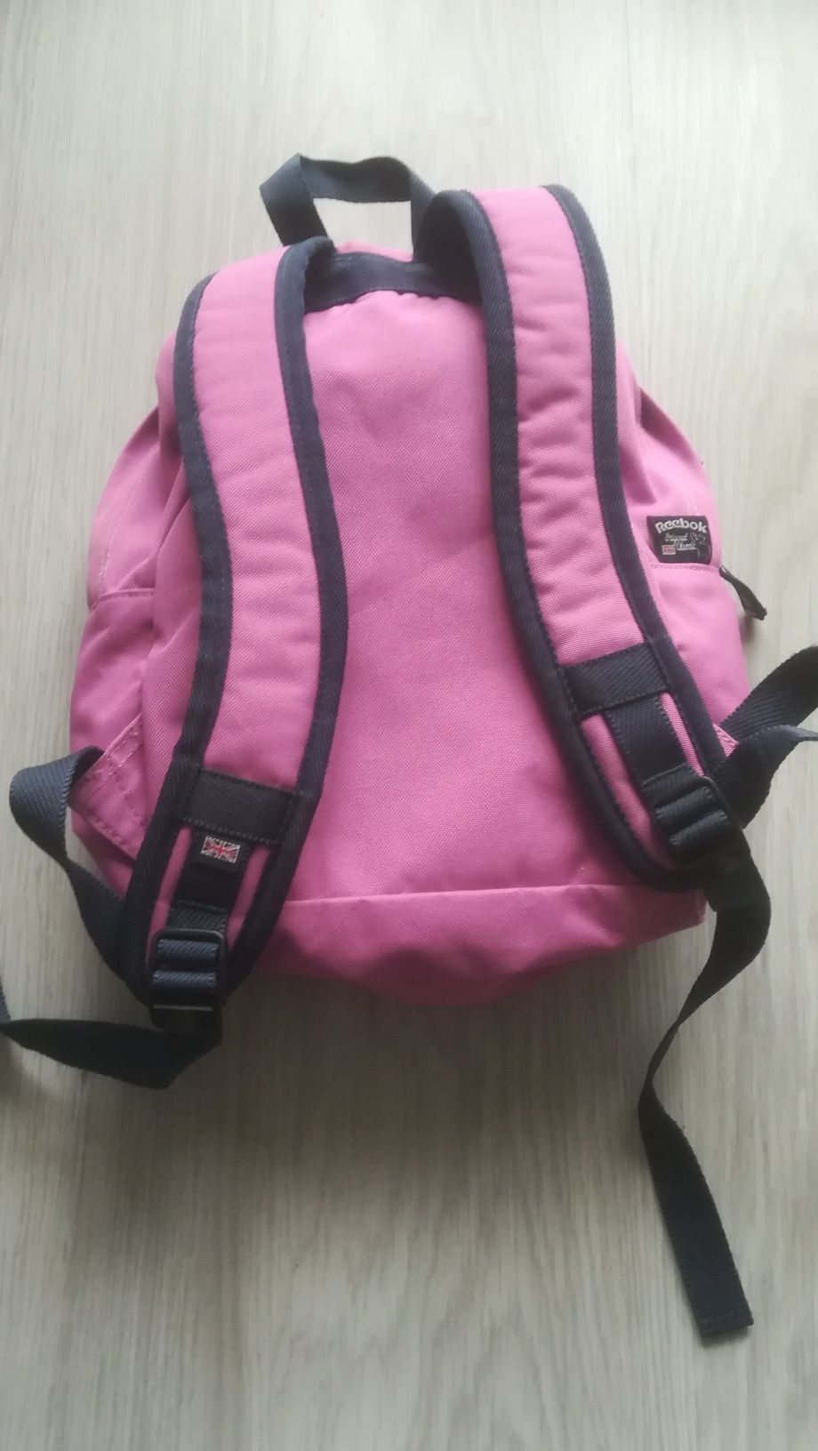 Plecak Reebok , różowy,mały