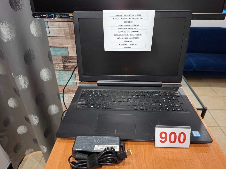 Laptop Lenovo I7 SSD GeForce Windows 11