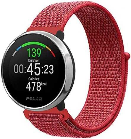 Bracelete de nylon, Red, 20mm