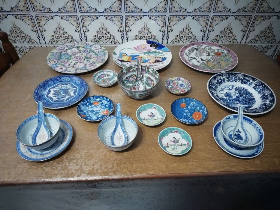 Pratos e Tijelas Colecção Porcelana de Macau