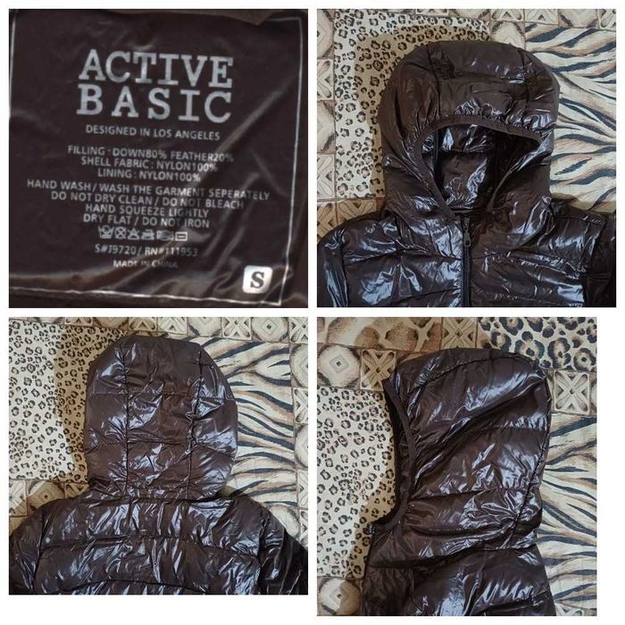 Куртка женская ,демисезонная . Размер S . Цвет коричневый .