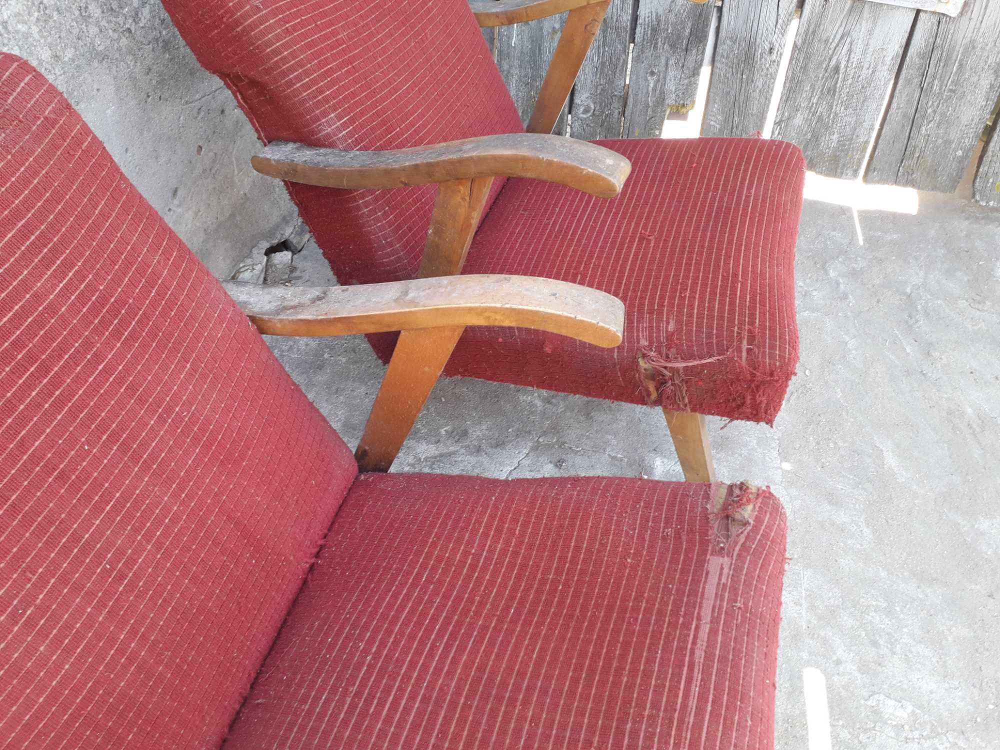 fotel Puchała do renowacji/naprawy prl retro vintage