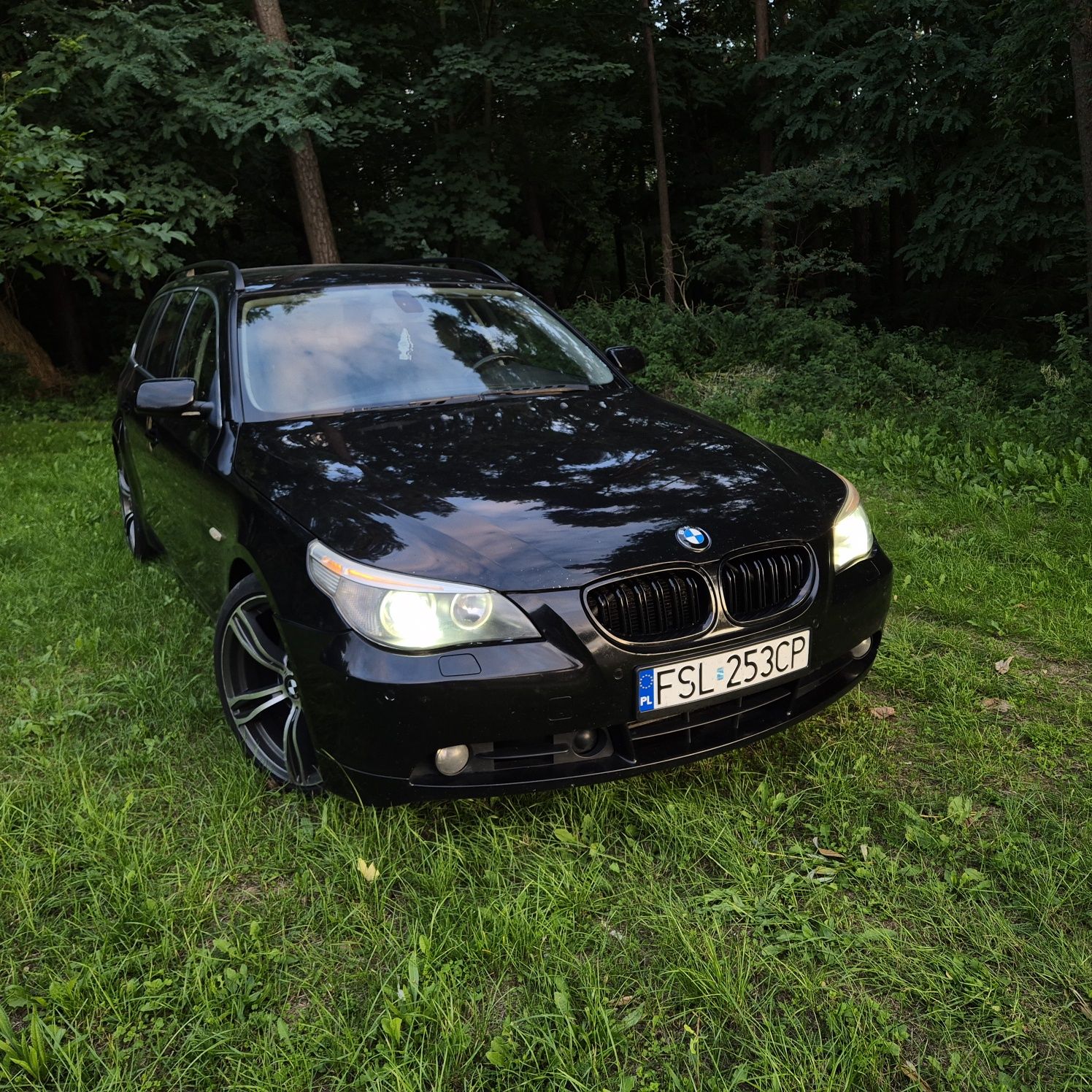 BMW 5 E61 2.5d Automat • Skóra, Bi-Xenon, Felgi 19” • Tempomat Adapt