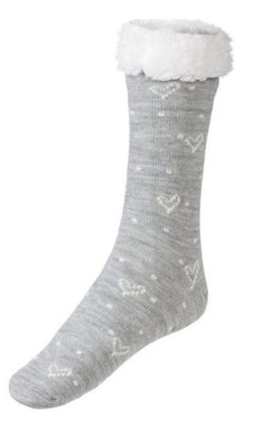 Esmara жіночі теплі шкарпетки-тапочки із плюшевою підкладкою