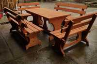Zestaw Komplet ogrodowy meble ogrodowe stół ławki ławka