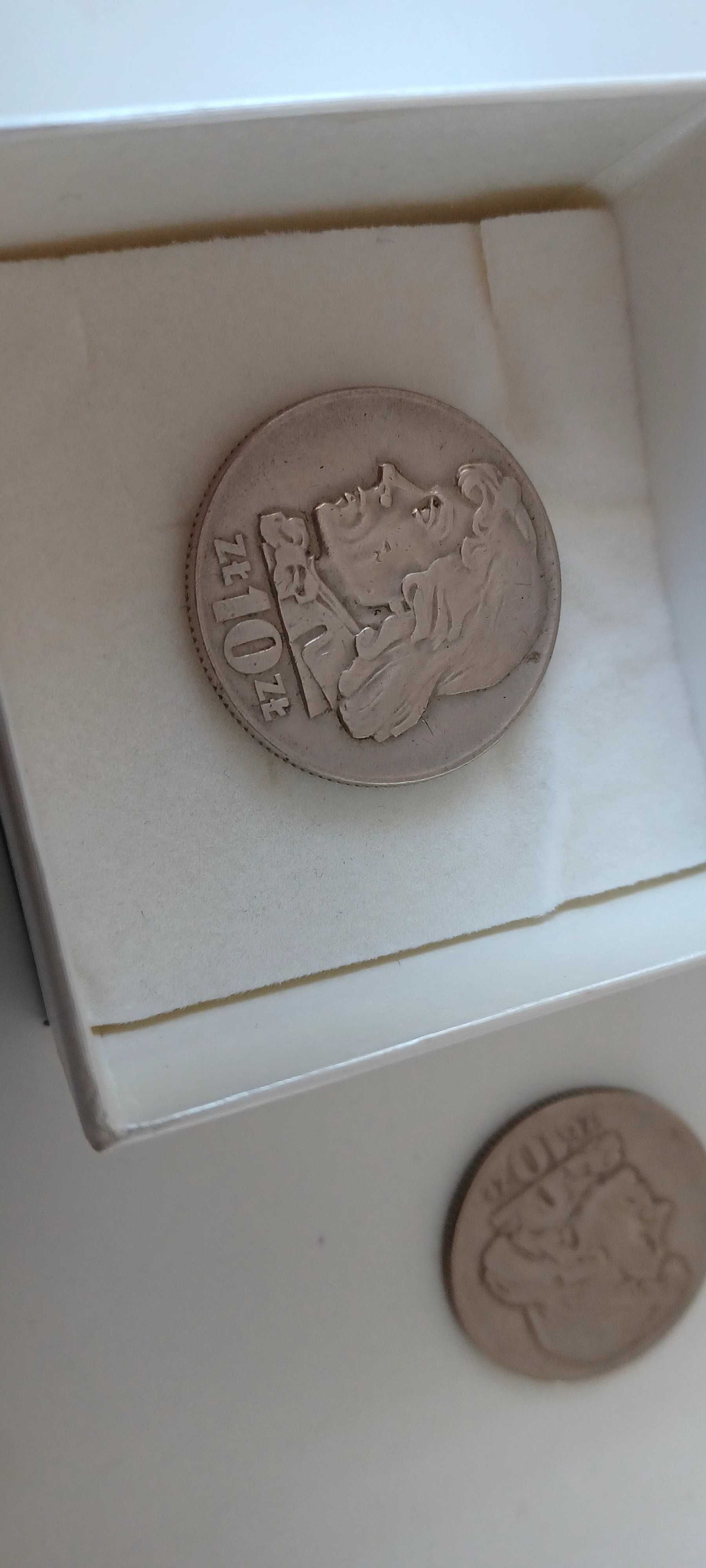 Dwie duże monety Kościuszko