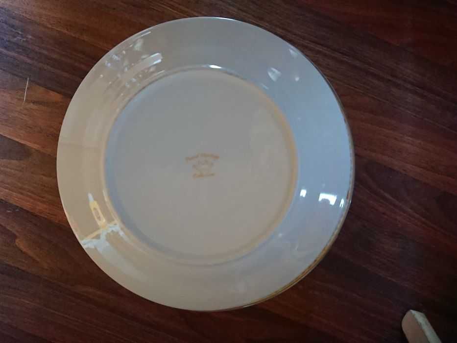 Talerz 23 cm porcelana Chodzież komplet 6 sztuk