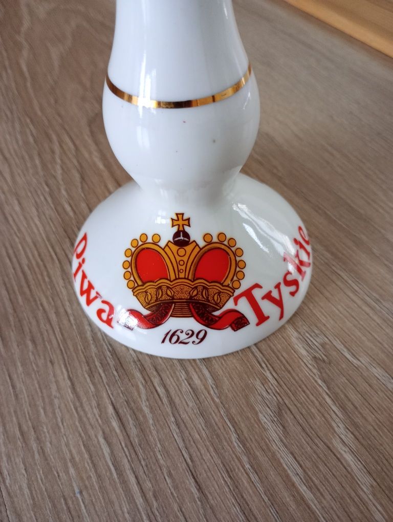 Świecznik porcelanowy unikat