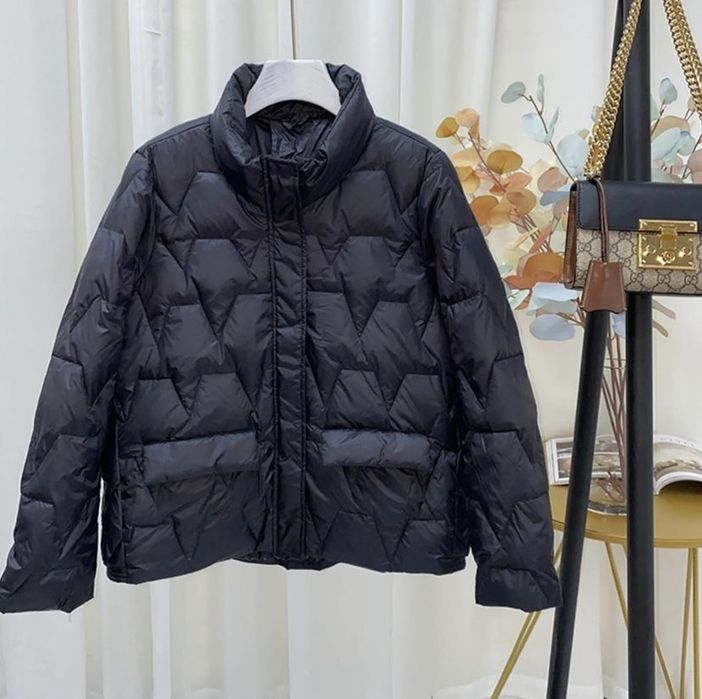 Демісезон осіння куртка бомбер пуховик натуральний пух Zarа h&m mango