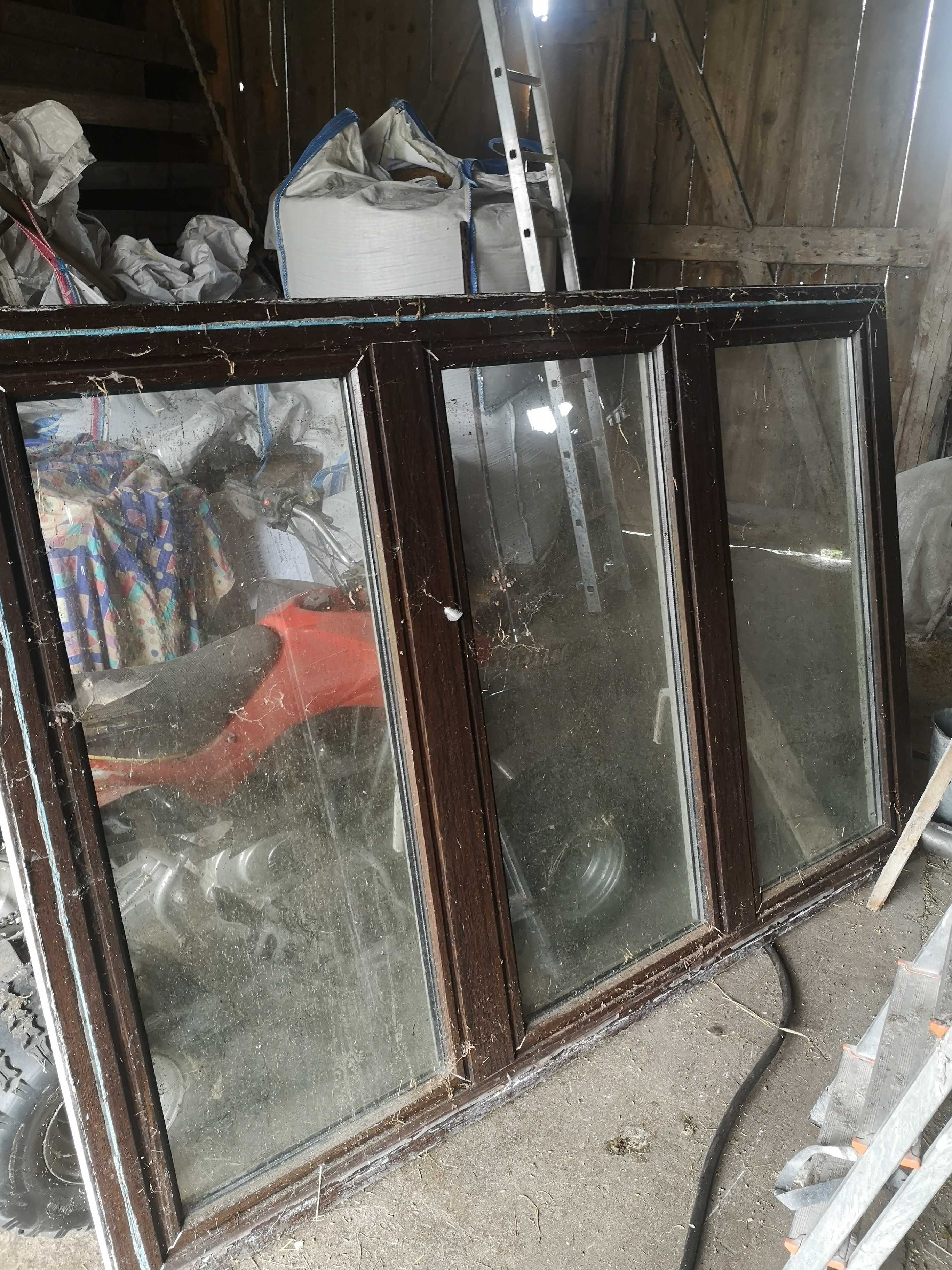 Okno plastikowe z demontażu używane