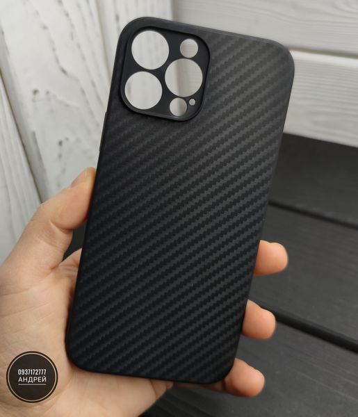 Чехол тонкий Carbon TPU на iPhone 13/ 13 Pro/ 13 Pro Max