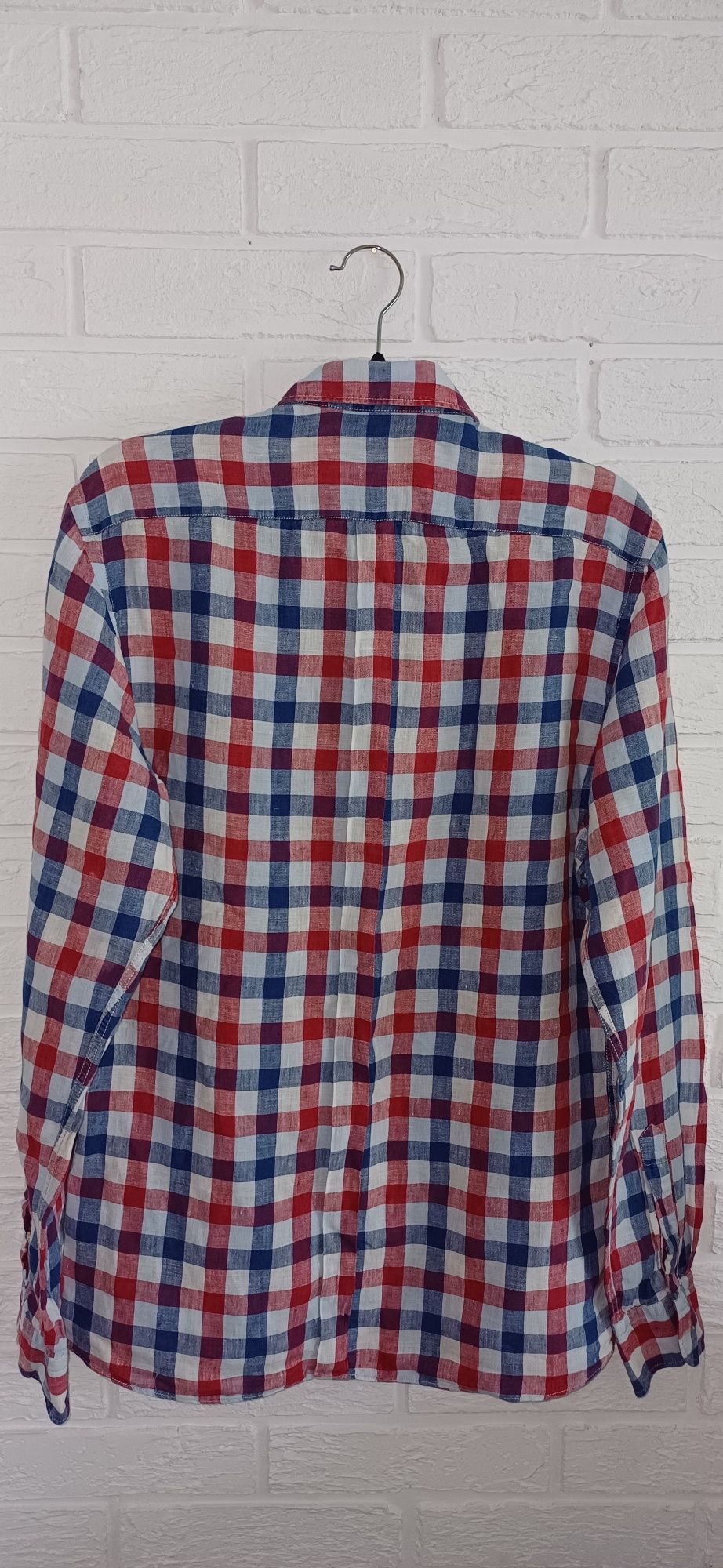 Сорочка чоловіча рубашка Massimo Dutti (натуральний льон)