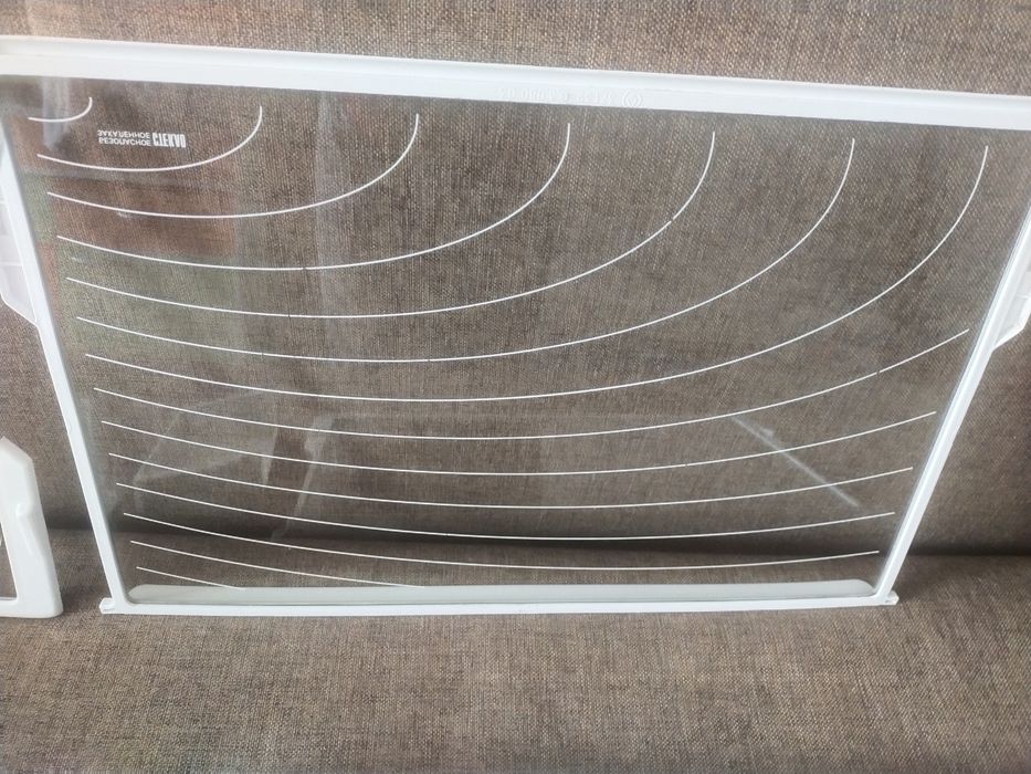 Бокові полички до холодильника , стікляні полиці Атлант