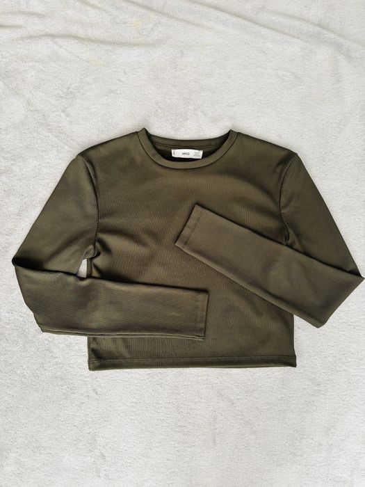 Zielona damska koszulka Mango